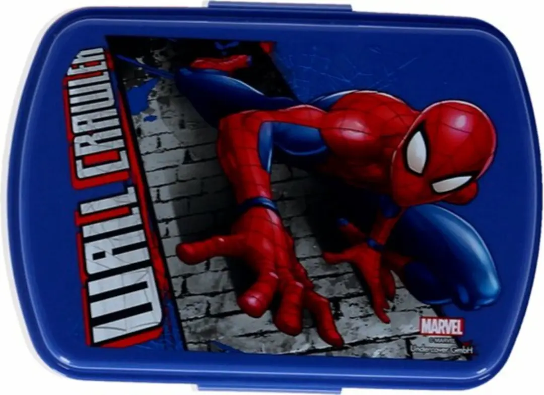 Marvel Spider-Man Broodtrommel - 1,5L - Rood/Blauw