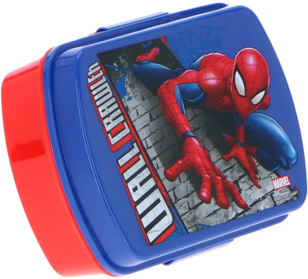 Marvel Spider-Man Broodtrommel - 1,5L - Rood/Blauw