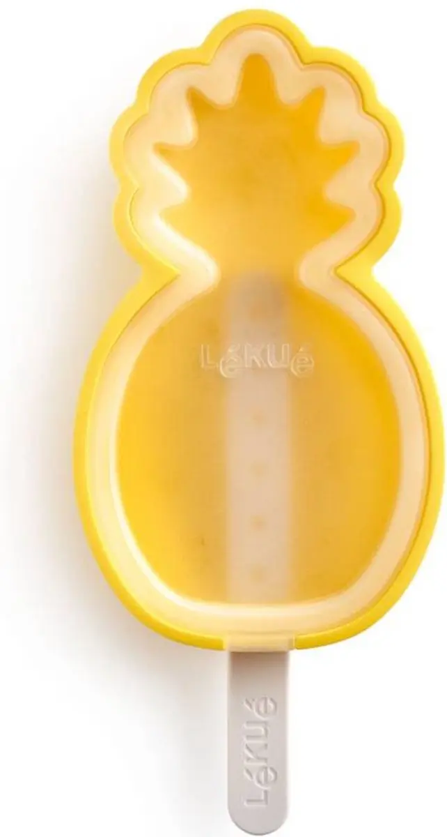 Lékué Silicone IJsjesvorm Ananas - 18,3x8x2,8cm - Geel