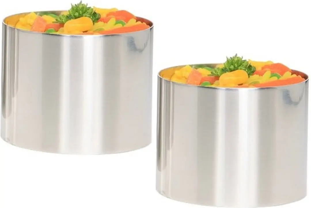 Cosy&Trendy Garneerringen RVS 7cm - 12 Stuks