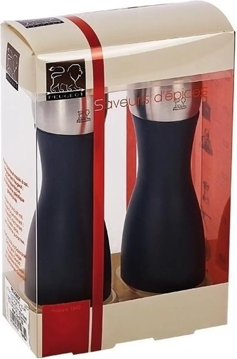 Peugeot Fidji Peper- en Zoutmolen 15cm - Mat Zwart