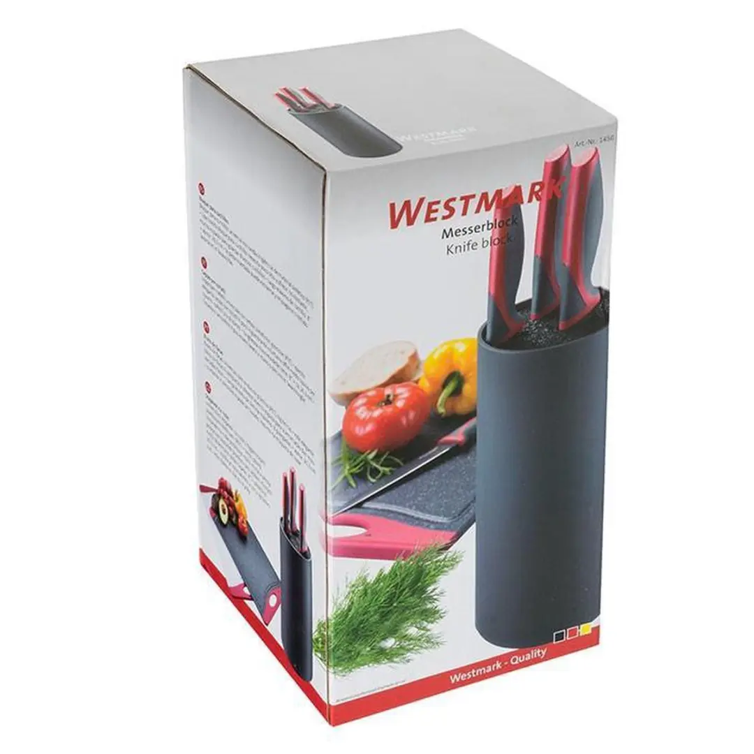 Westmark Messenblok Rond 11cm - Zwart