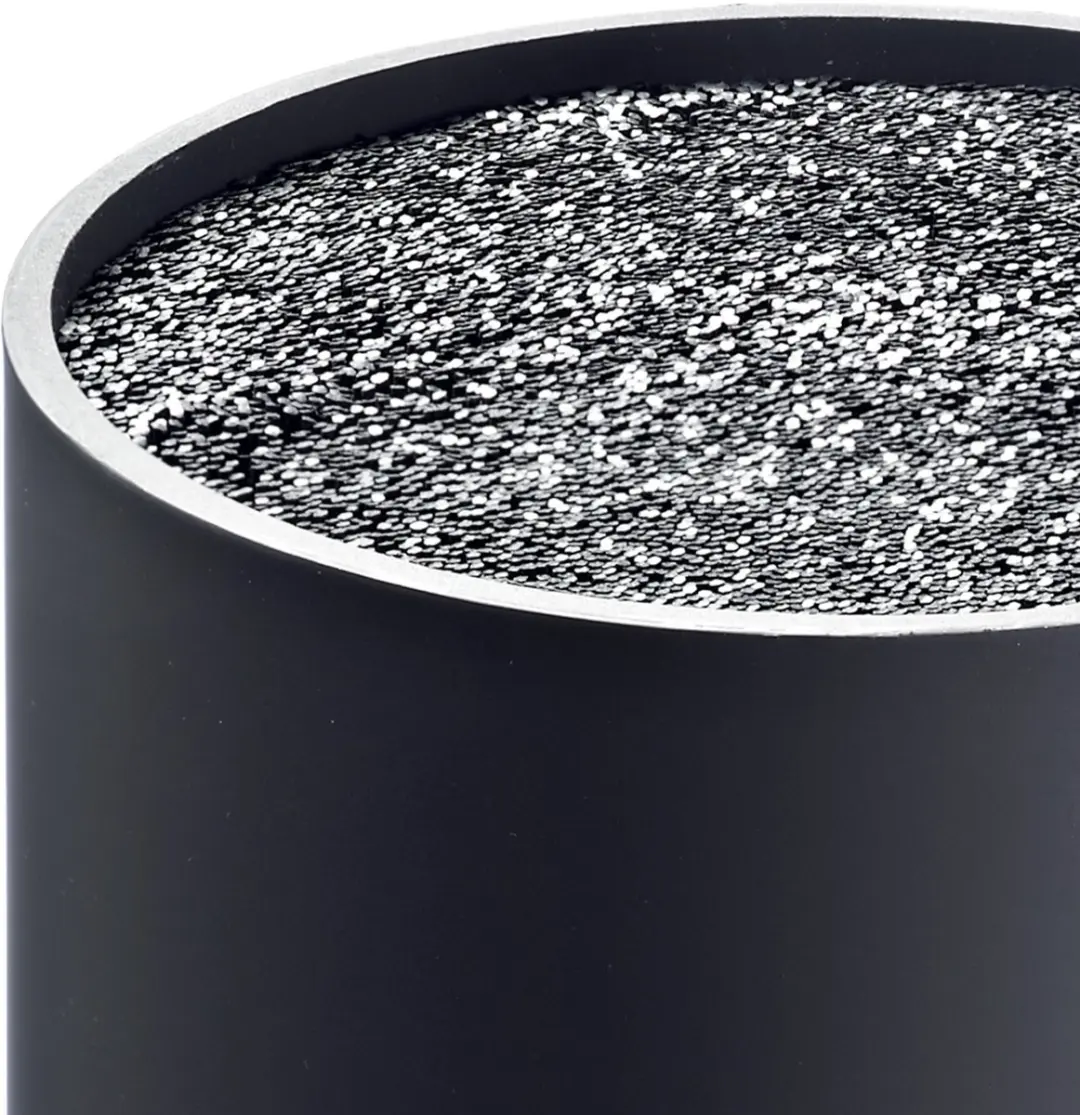 Westmark Messenblok Rond 11cm - Zwart