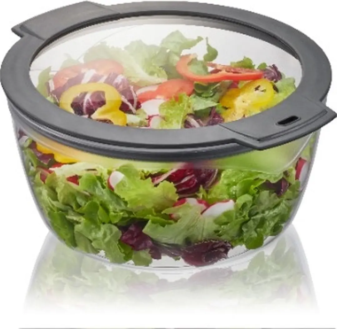 GEFU Slacentrifuge 4-delig - 25cm - Grijs/Wit/Zwart