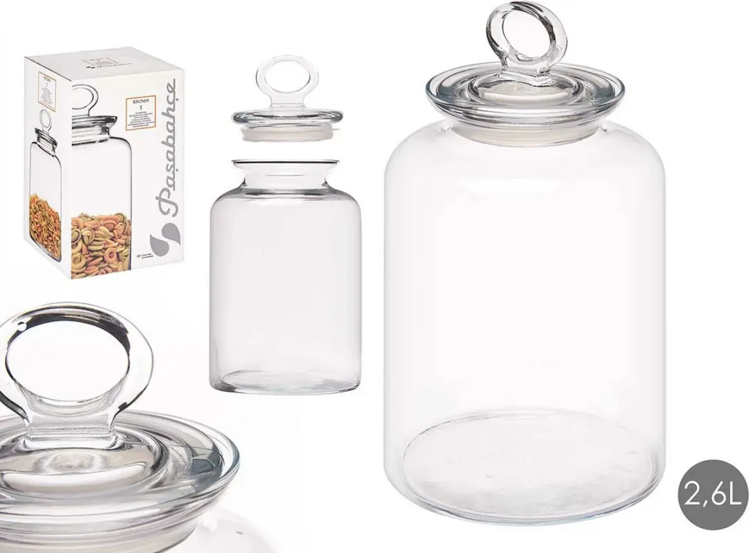 Pasabahce Megan Snoeppot 2600ml - Glas - Ø15cm