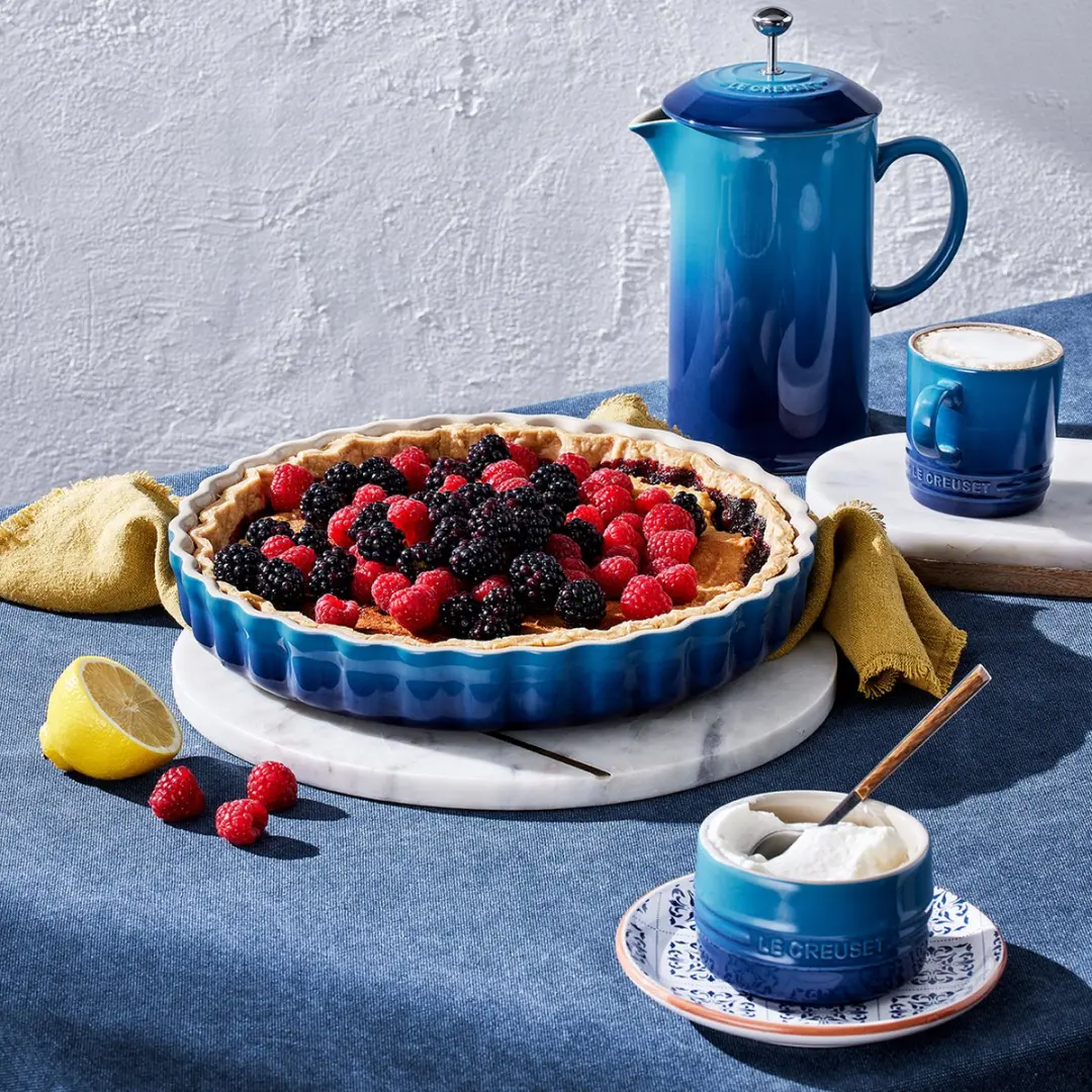 Le Creuset Heritage Taartvorm - Azure - Ø28cm