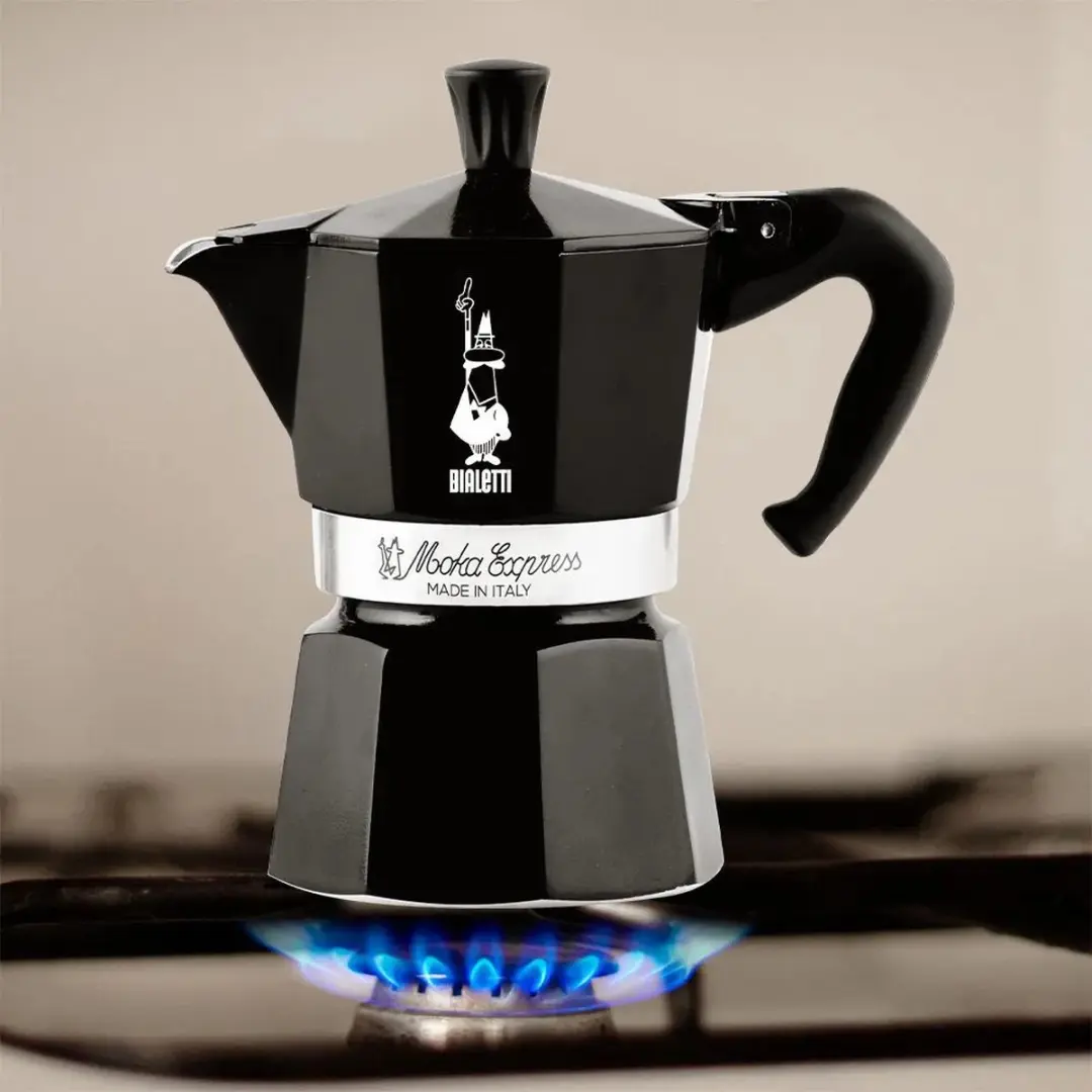 Bialetti Moka Express 1 Kop - Zwart