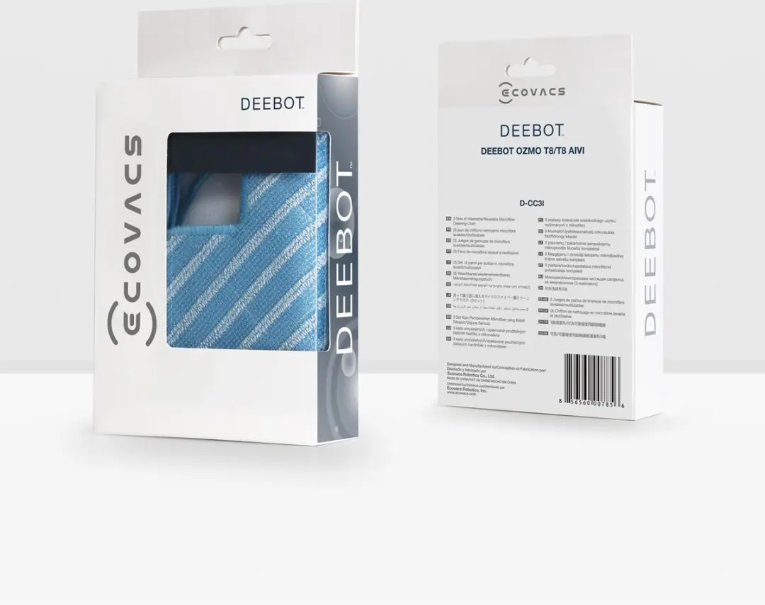 Ecovacs Deebot Dweildoeken OZMO T8 AIVI - 3 Stuks - Blauw