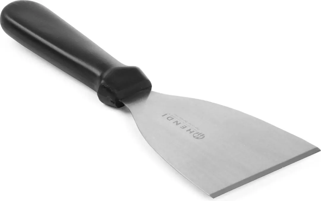 HENDI Plaatmes 265x102mm - Roestvrij staal - Zwart