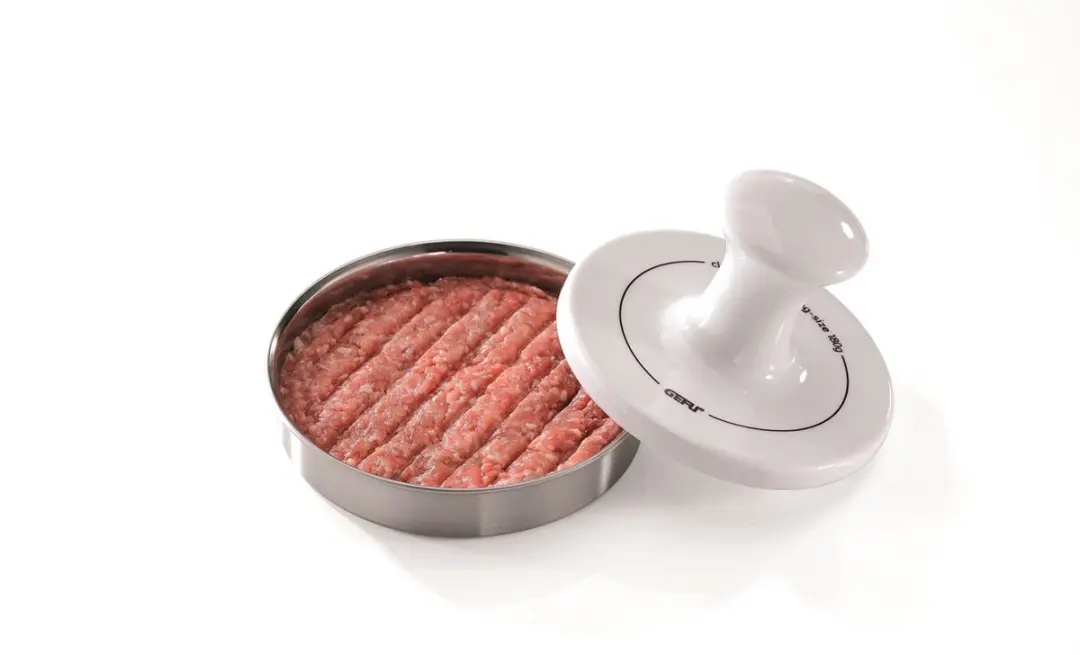 GEFU SPARK Hamburgerpers Porselein Ø13cm - 2 Stuks