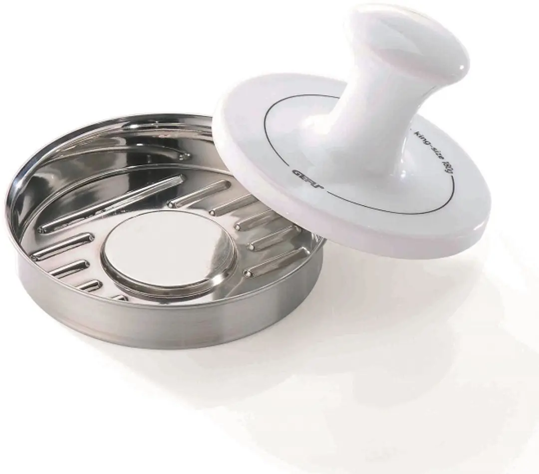GEFU SPARK Hamburgerpers Porselein Ø13cm - 2 Stuks