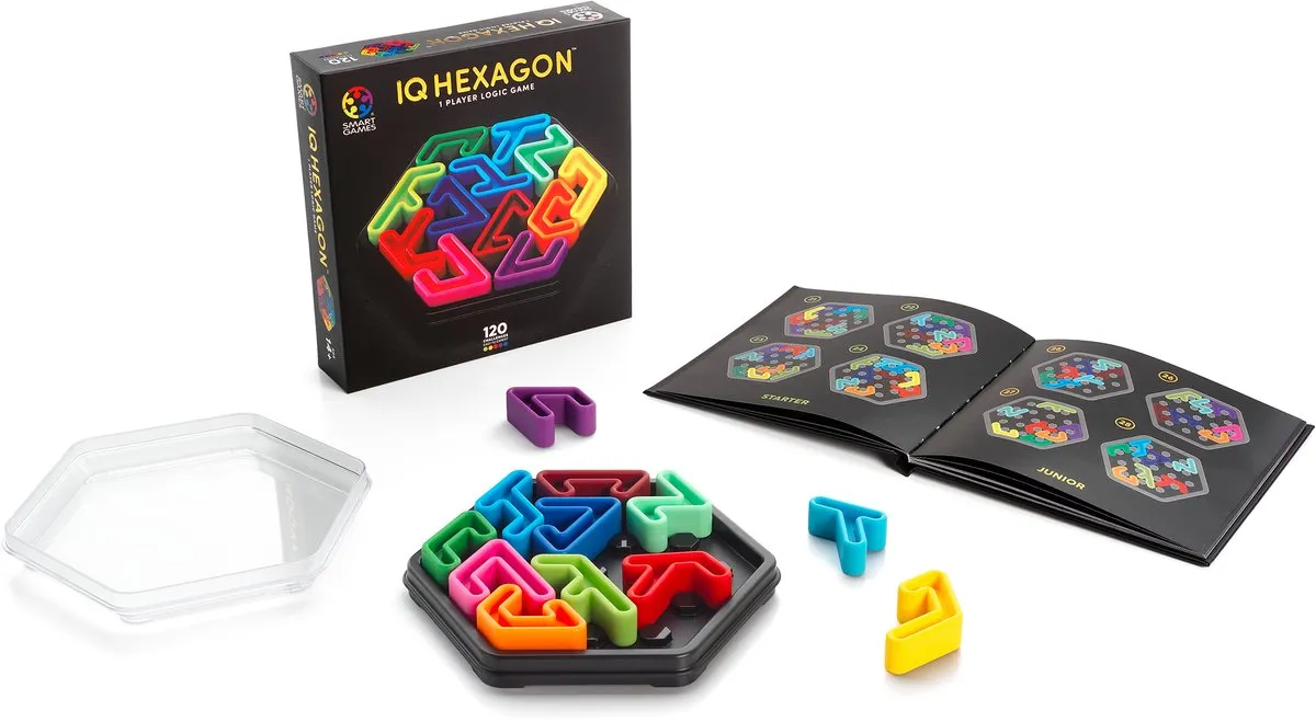 SmartGames IQ Hexagon Deluxe SG 314 - 120 Opdrachten
