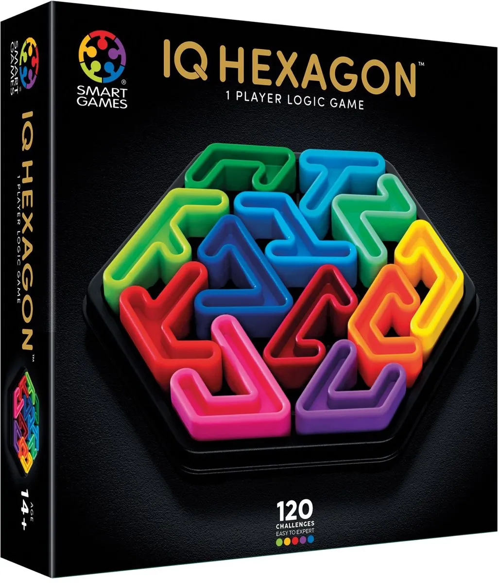 SmartGames IQ Hexagon Deluxe SG 314 - 120 Opdrachten