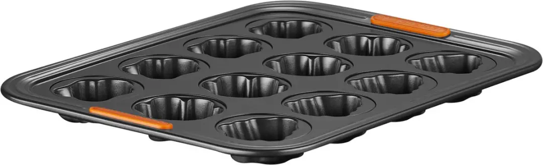Le Creuset Bakvorm Kerstcakejes 12 Stuks - 40x30cm - Zwart - afbeelding 4 van 4