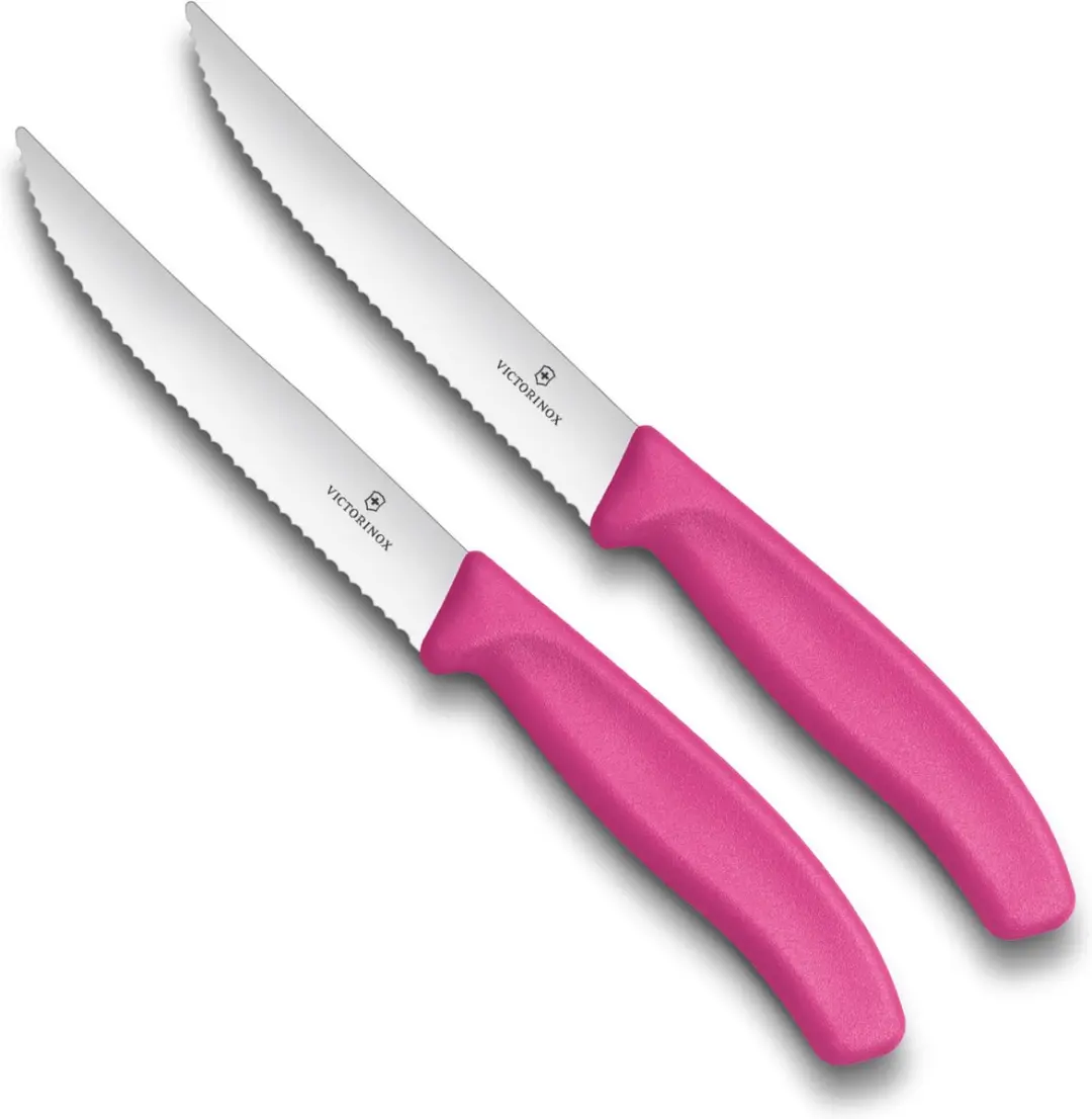 Victorinox SwissClassic Steakmessenset 2-delig Roze