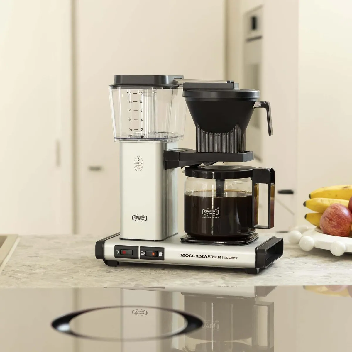 Moccamaster KBG Select Filterkoffiezetapparaat - 10 Kopjes - Matt Silver