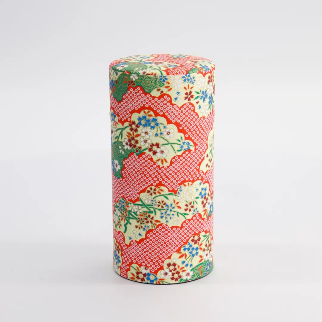 Tokyo Design Studio Theeblik Aluminium - Rood Bloemen