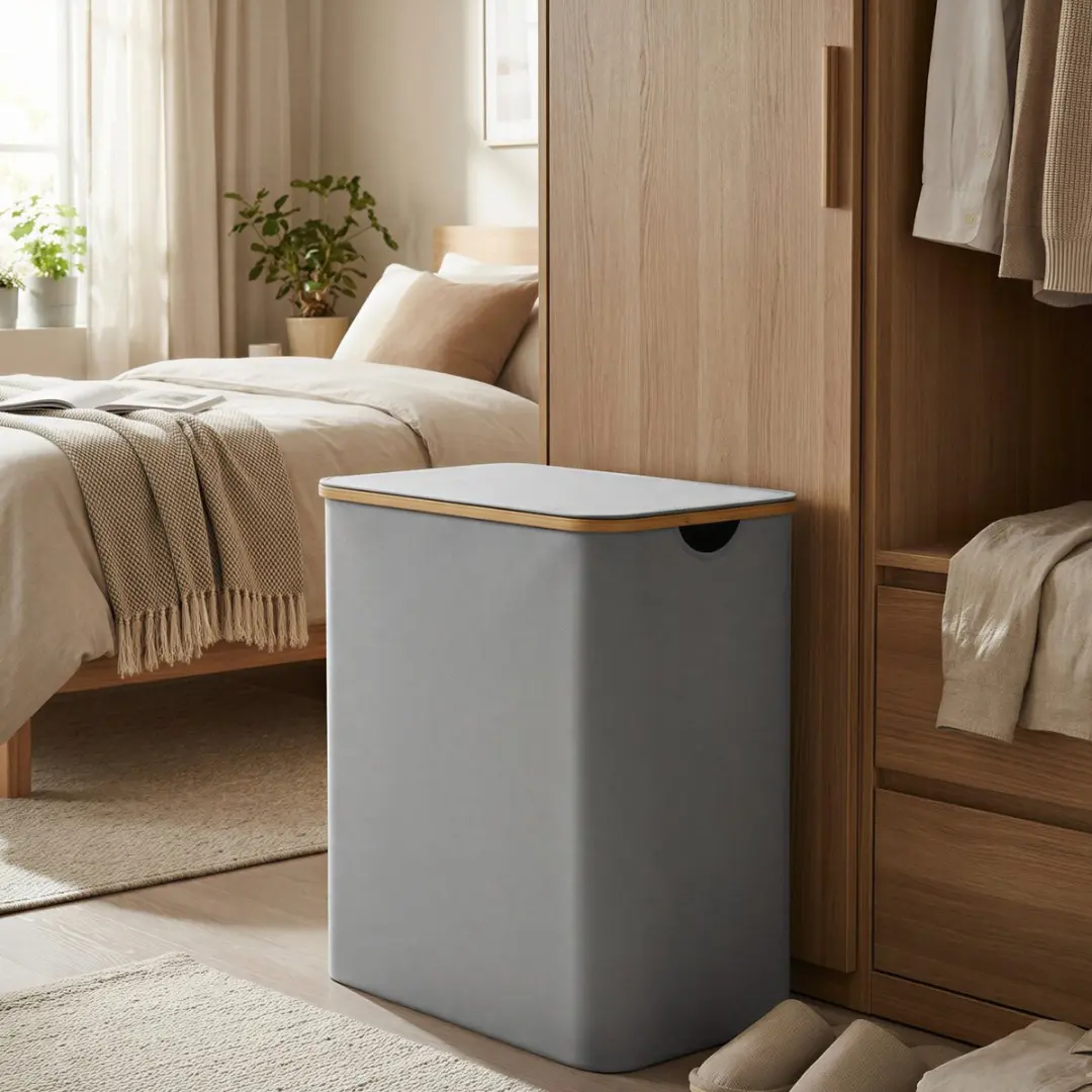 Songmics LCB515G01 Wasmand 150L - 4 Vakken - Opvouwbaar