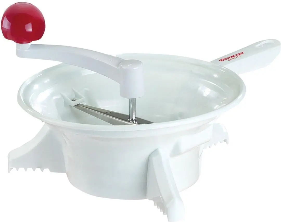 Westmark Roerzeef 24cm - Kunststof/RVS - Wit/Rood