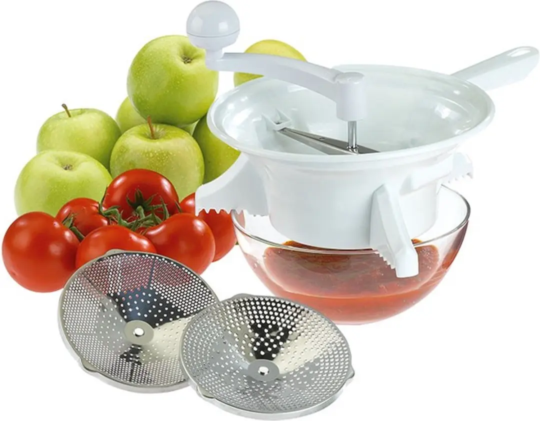 Westmark Roerzeef 24cm - Kunststof/RVS - Wit/Rood