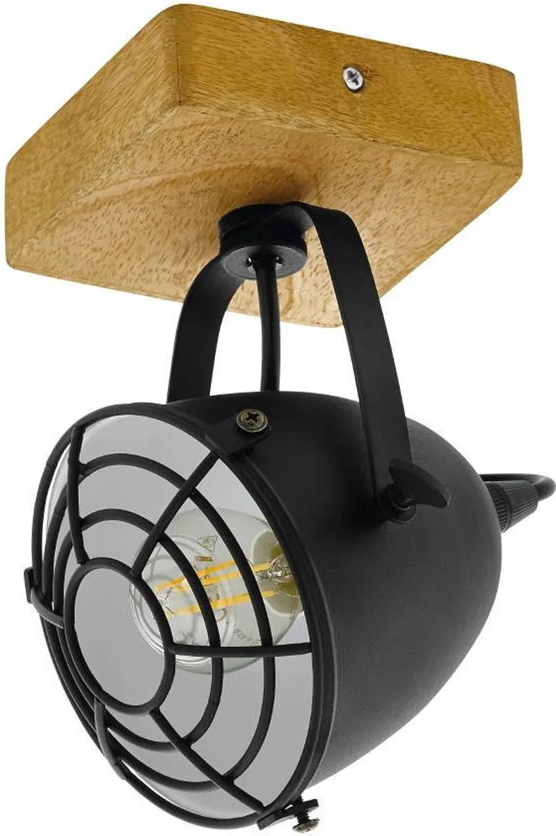 Eglo Gatebeck Plafondlamp E14 - 11cm - Bruin/Zwart