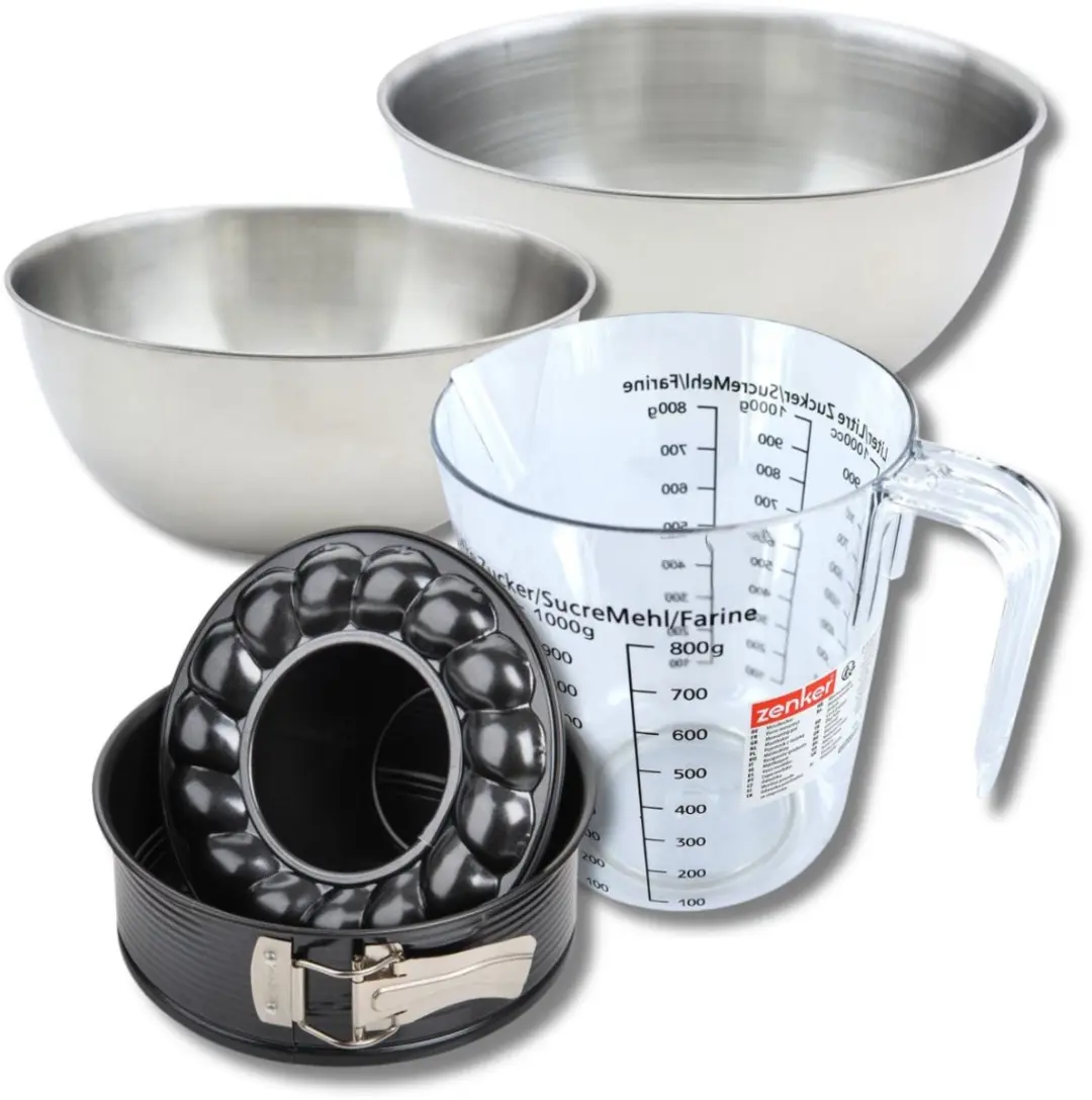 Zenker Bakkersset met Springvorm & Savarinvorm 28cm