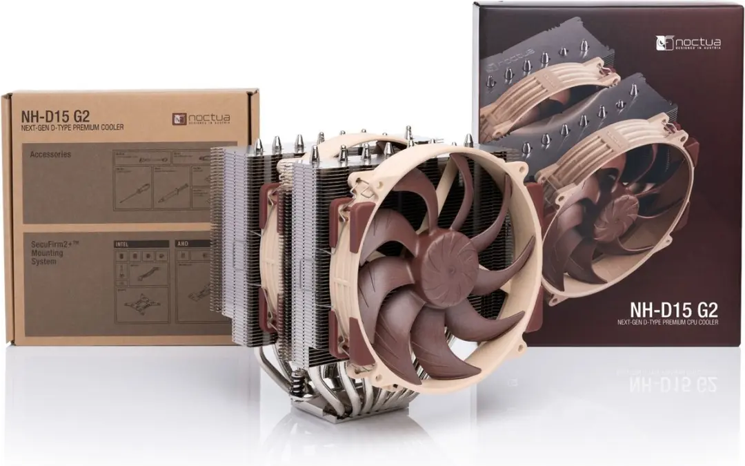 Noctua NH-D15 G2 Processor Koeler - 2x 14cm Ventilatoren - Beige