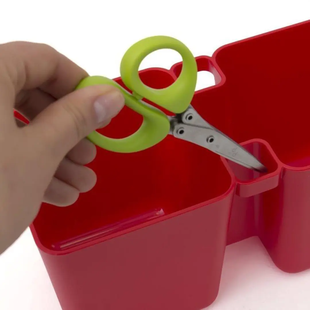 Prosperplast Twins Cube Kruidenpot - Koraalrood