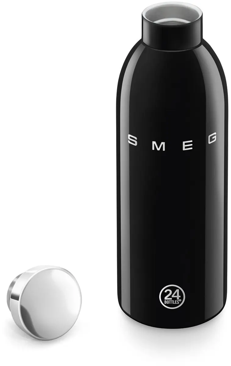 Smeg X 24Bottles WBF01BL Thermosfles 500ml - Zwart