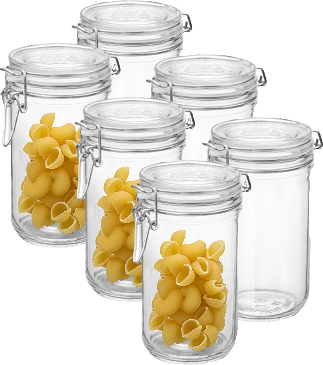 Bormioli Rocco Voorraadpot 750ml - 6 Stuks