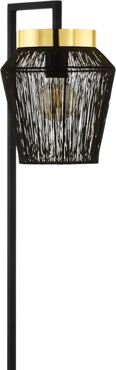 Eglo Escandidos Vloerlamp E27 170cm - Zwart/Koper