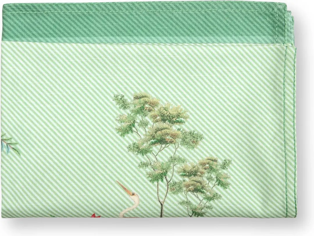 Pip Studio Jolie Theedoek Heron 50x70cm - Groen