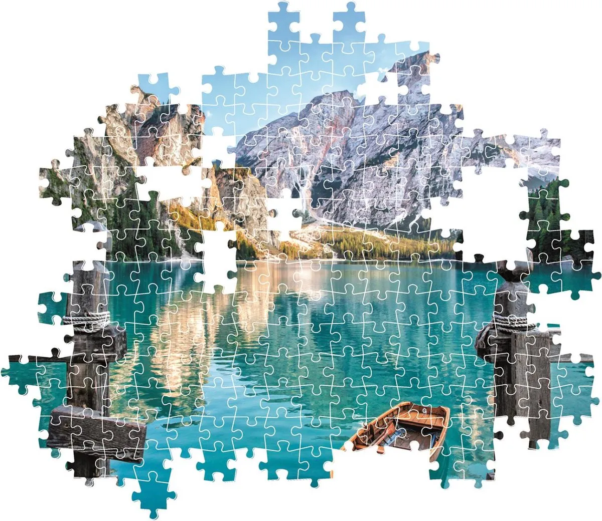 Clementoni Braies Meer Puzzel 500 Stuks - Multicolor