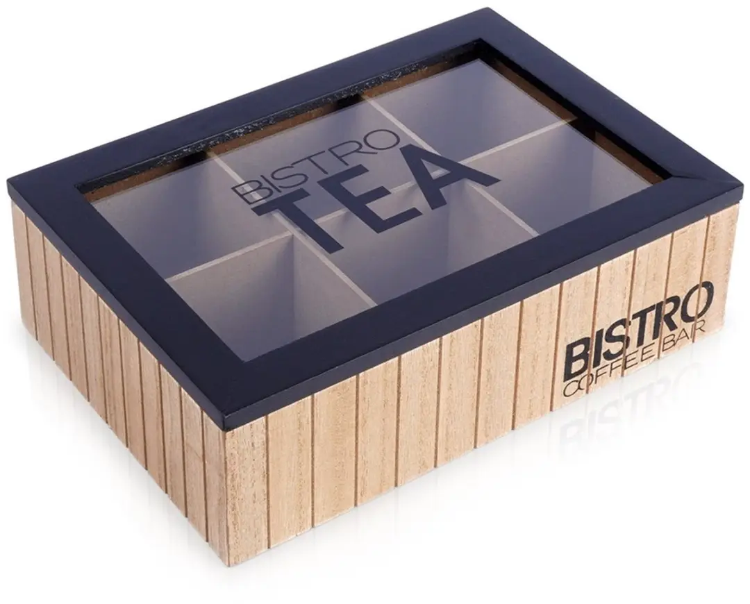 Excellent Houseware Theedoos Bistro 6 Vakken