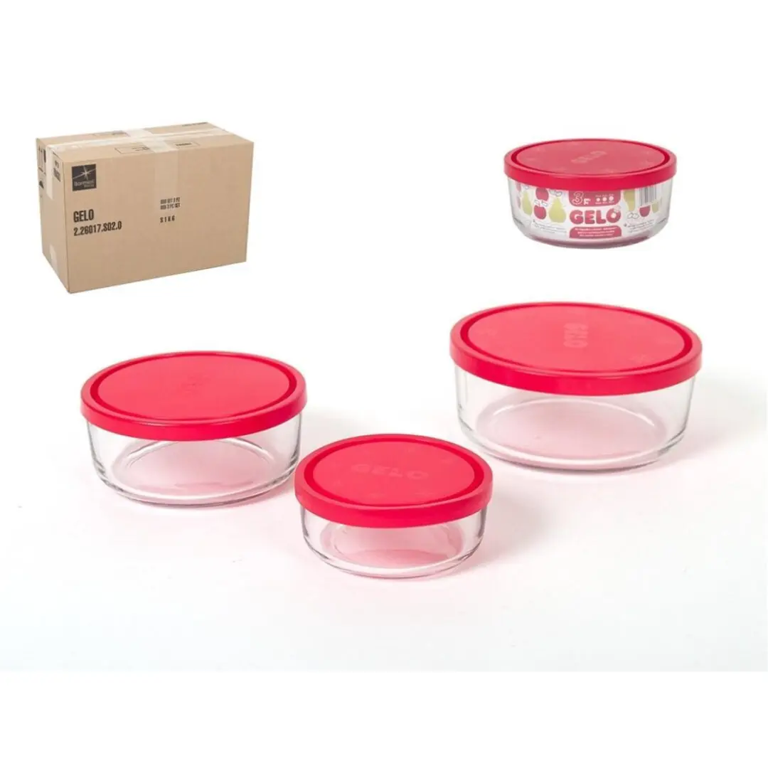 Bormioli Rocco Frigoverre Gelo Vershouddoos 3-delig - 6 Stuks