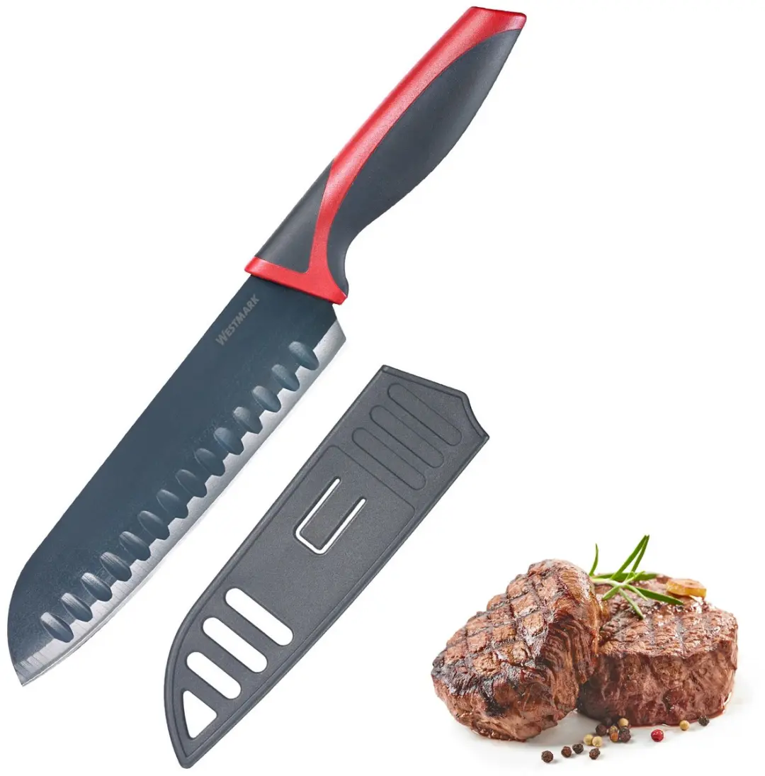Westmark Santokumes 17cm - Rood/Antraciet