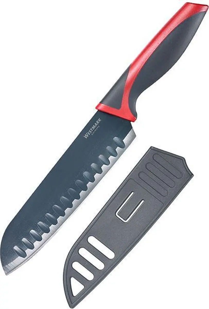 Westmark Santokumes 17cm - Rood/Antraciet