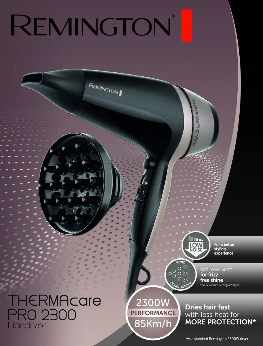 Remington D5715 THERMAcare Pro Föhn 2300W - 2 Blaasmonden