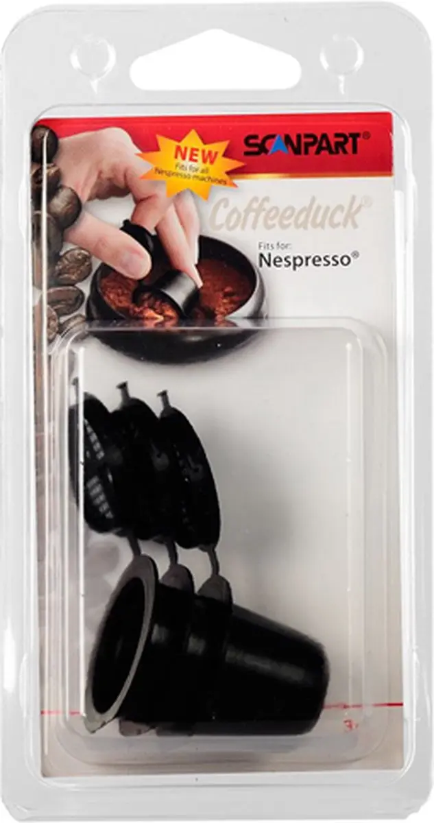 Scanpart Navulbare Koffiecuphouder 3 Stuks - Zwart