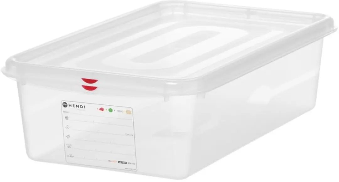 HENDI GN 1/1 Gastronormbak 21L - Transparant