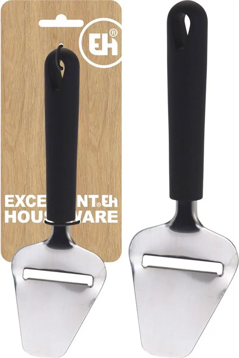 Excellent Houseware Kaasschaaf RVS 23cm - Zwart