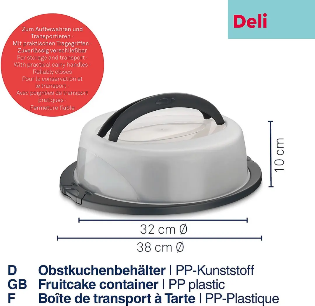 Kela Deli Bewaardoos 32cm - Grijs