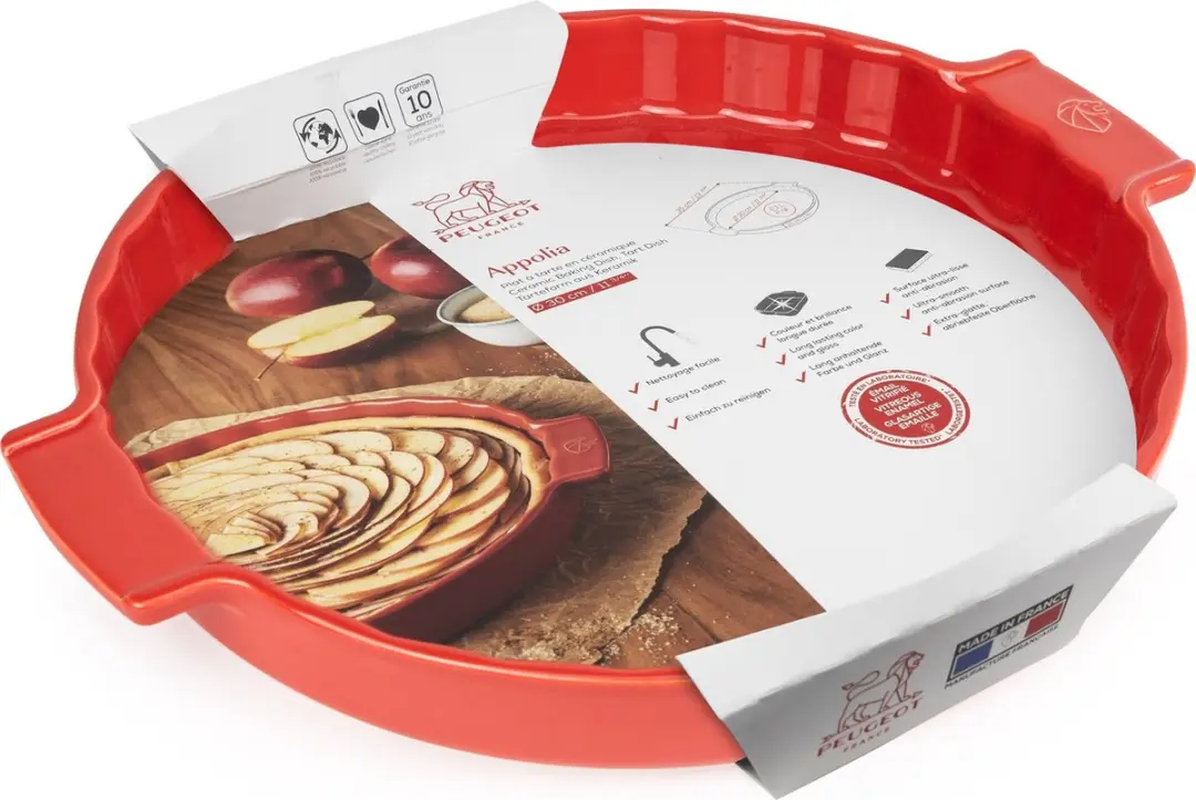 Peugeot Appolia Taartvorm 30cm - Rood