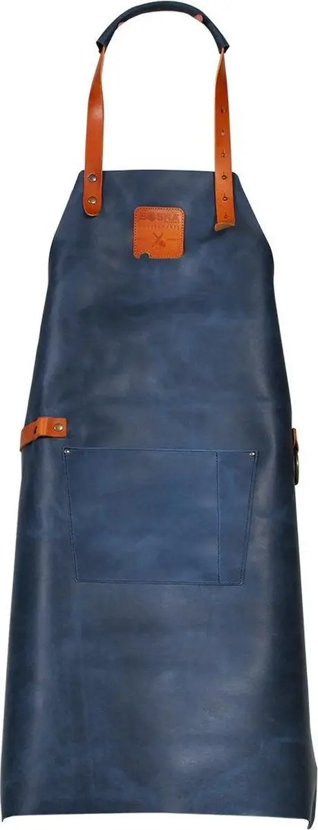 Boska Mr. Smith Leren Schort Grijs - 85,5x64cm
