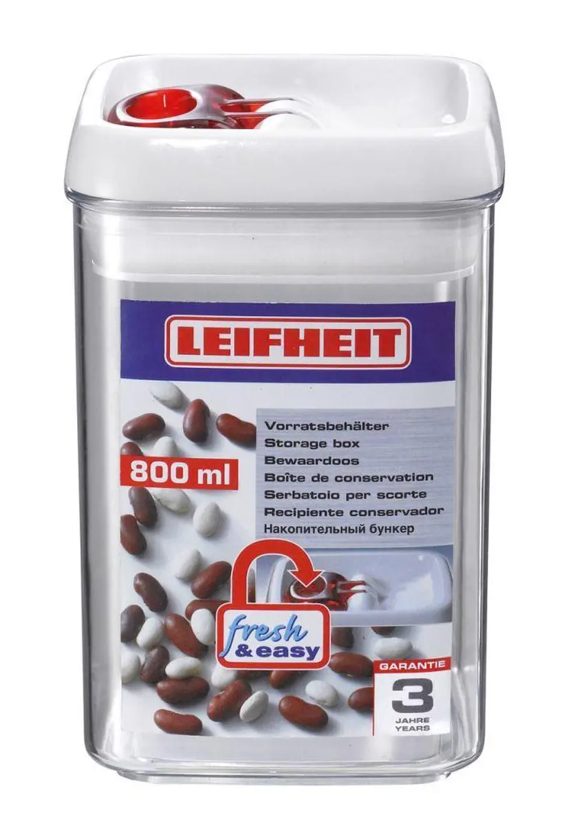 Leifheit Fresh & Easy Voorraaddoos 800ml - Wit