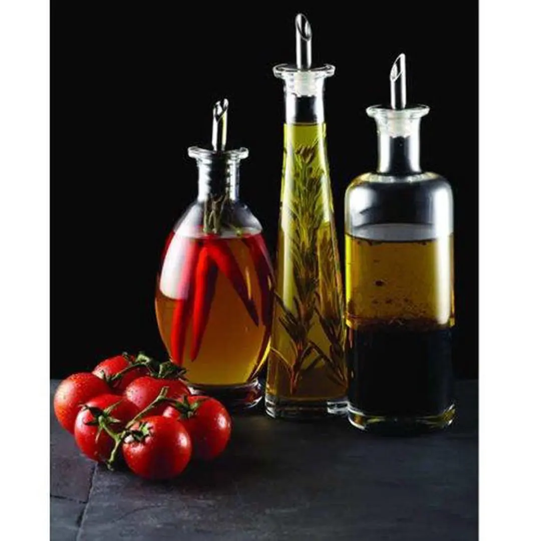 KitchenCraft Piramidevormige Italiaanse Azijnfles/Oliefles 200ml - 5028250171719