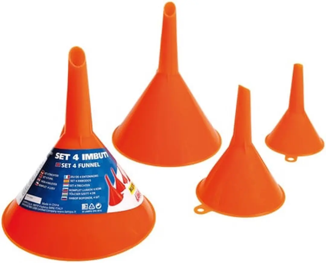Lampa Set Trechters 50-120mm - 4 Stuks Oranje