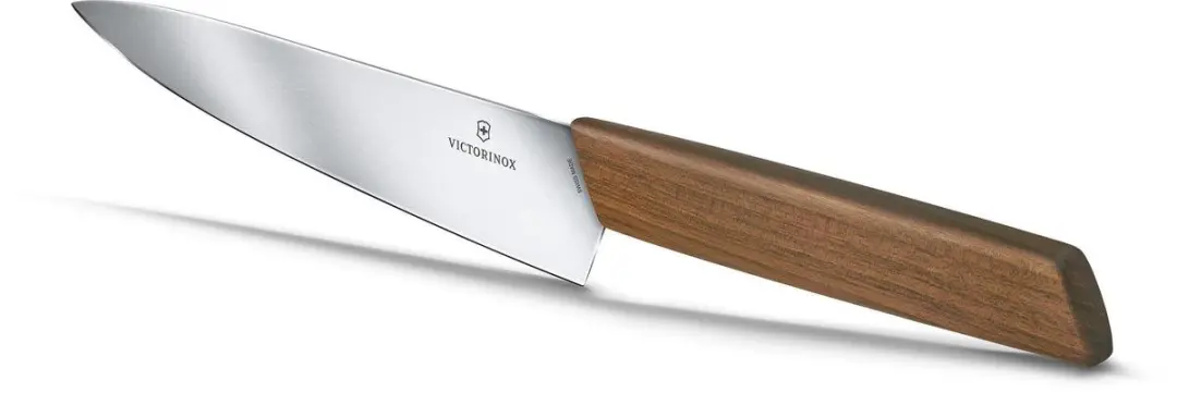 Victorinox Swiss Modern Koksmes 15cm - Walnotenhout
