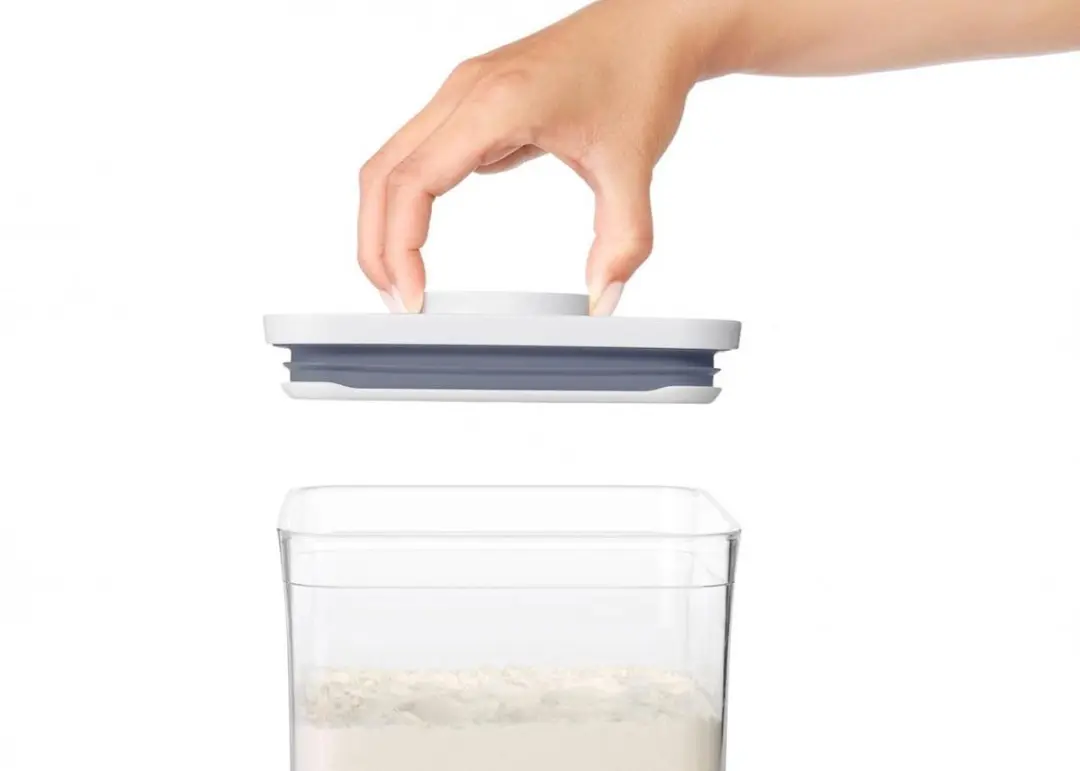 OXO Good Grips POP 2.0 Rechthoekig Mini 0,6L - Grijs/Transparant/Wit