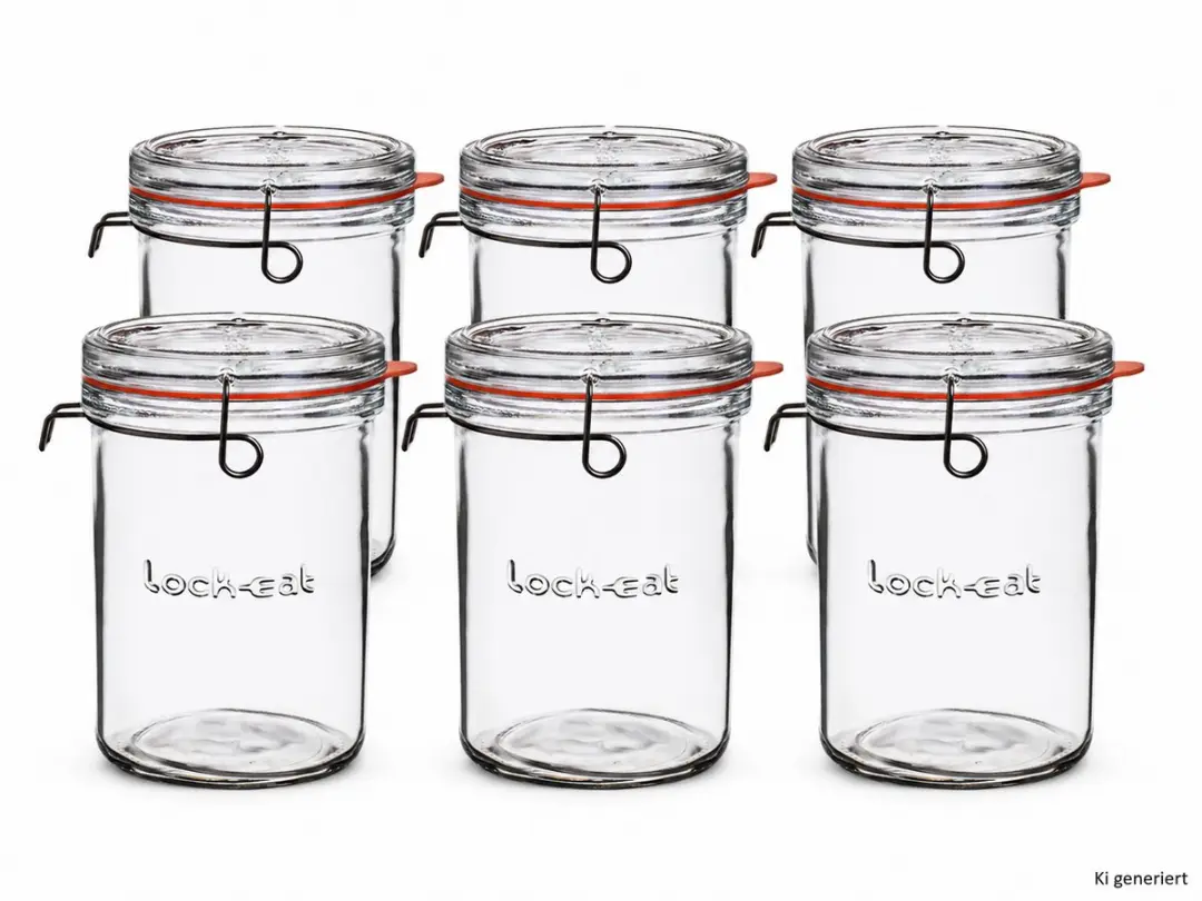 Luigi Bormioli Lock Eat-inmaakpotten 1L